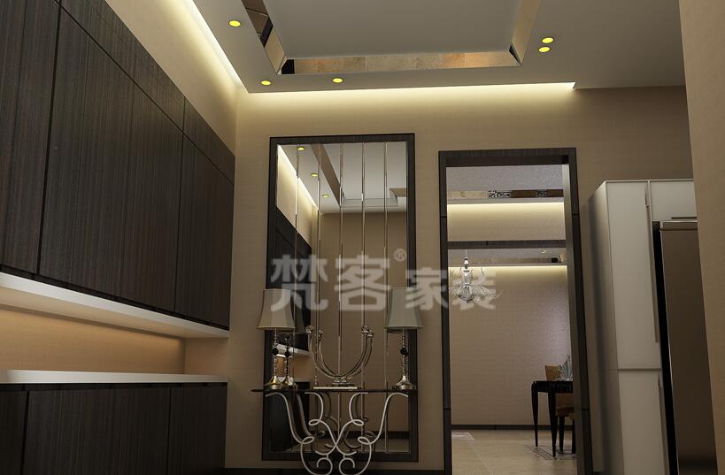 天津天鵝湖1號(hào)戶型圖，梵客家裝打造溫馨現(xiàn)代簡(jiǎn)約風(fēng)格